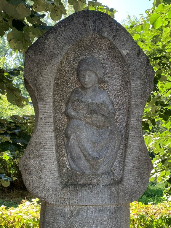 La Vierge à l'enfant (détail)