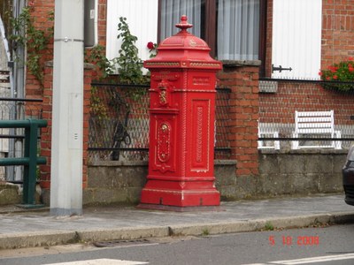 Borne postale, Rochefort, rue de Behogne 63