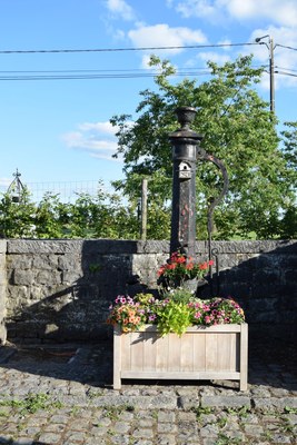 Pompe de "Chez le Maïeur" - rue des Tègnîres, Mont-Gauthier