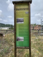 Tableau d’information au départ de la promenade « Arrêt Vert » Jemelle – Marloie.